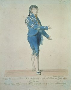 Figaro, valet du comte Almaviva, de 